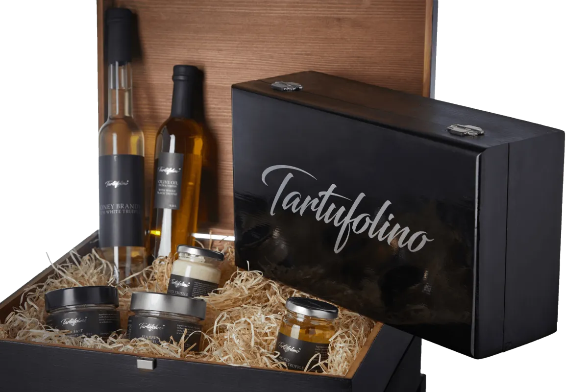 Tartufolino handcrafted wooden gift box